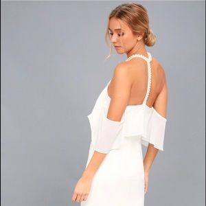 Lulu white maxi dress